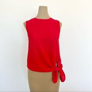 {Aritzia} Babaton Red Tank Blouse